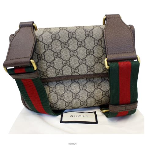 gucci signature supreme crossbody|Gucci cross body bag sale.